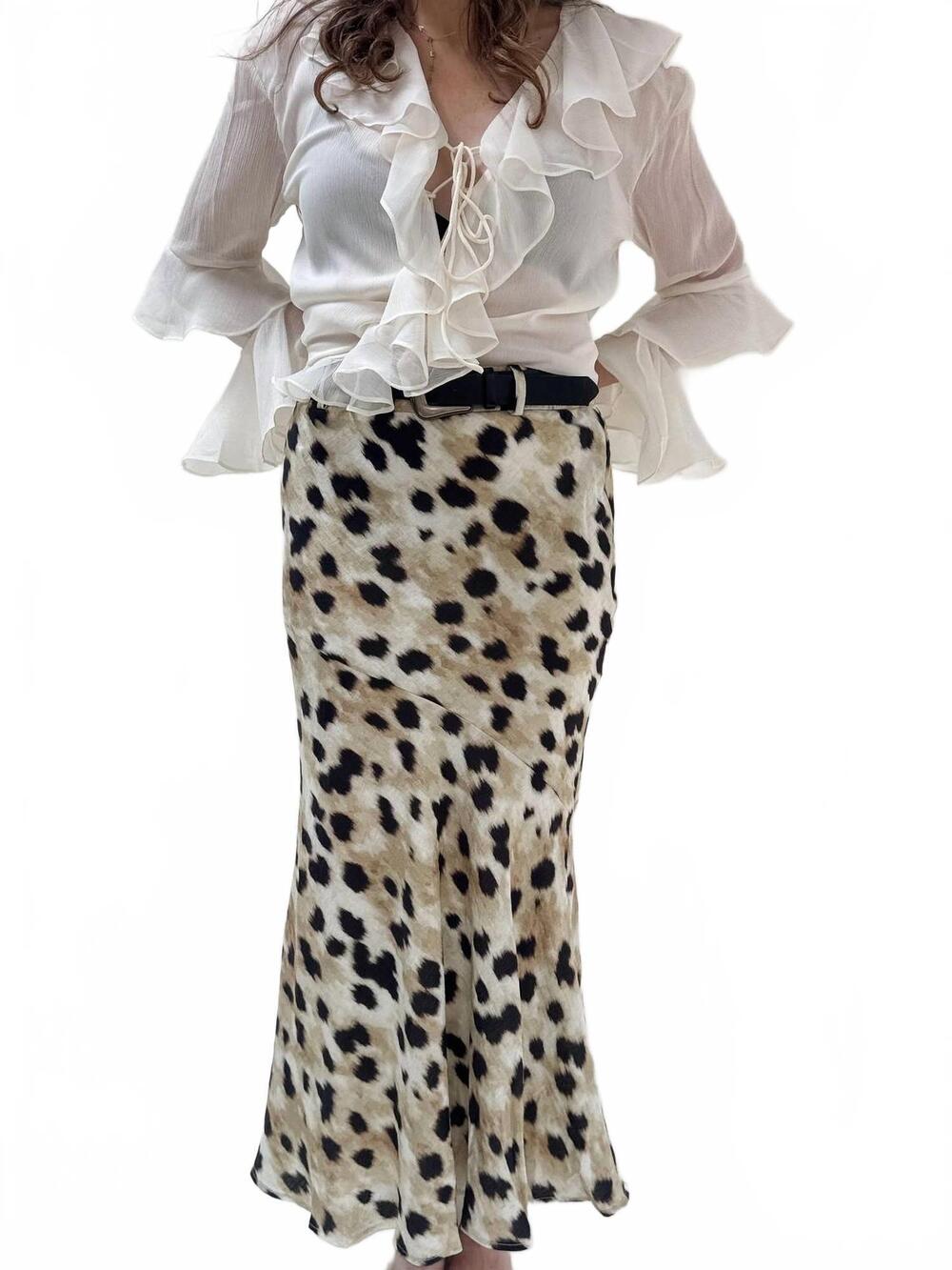NEW EMORY PARK weekend muse maxi skirt in leopard